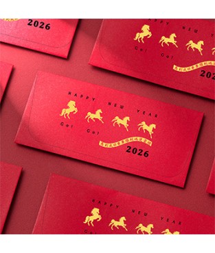 馬年燙金紅包袋 #2001 馬年燙金紅包袋 #2001
