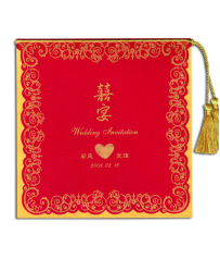 手工燙金喜帖 A10026