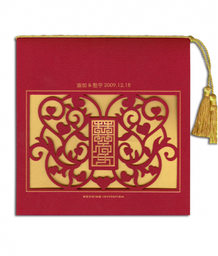 手工燙金喜帖 A10022