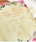 E11012 燙金對折式婚卡(含專屬信封內襯)